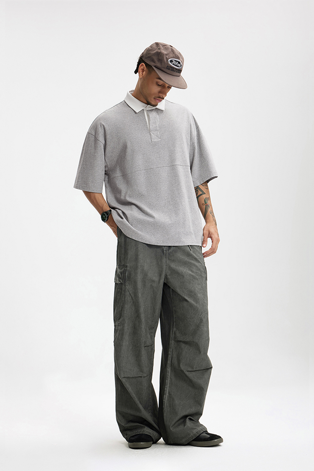 ORBIT White Collar Classic Polo