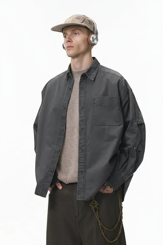 Tech System Washed Workwear Shirt