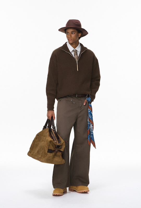 Comfort Core Wool Blend Half-Zip Sweater