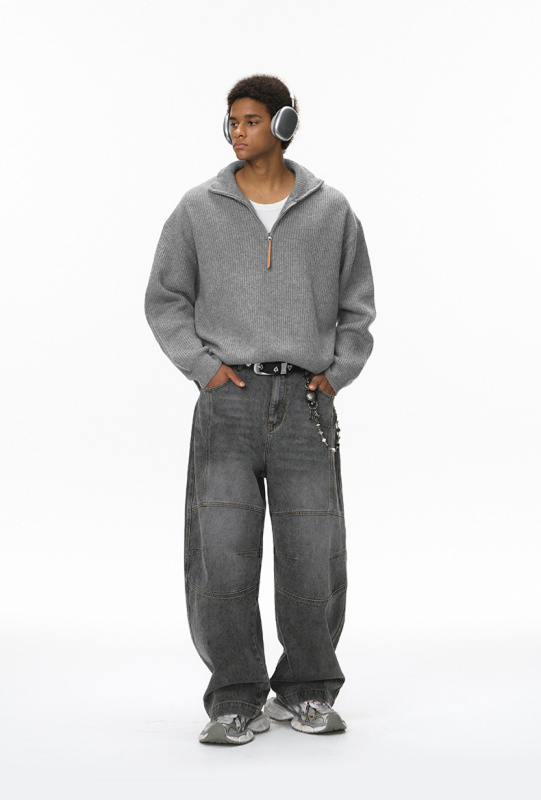 Comfort Core Wool Blend Half-Zip Sweater