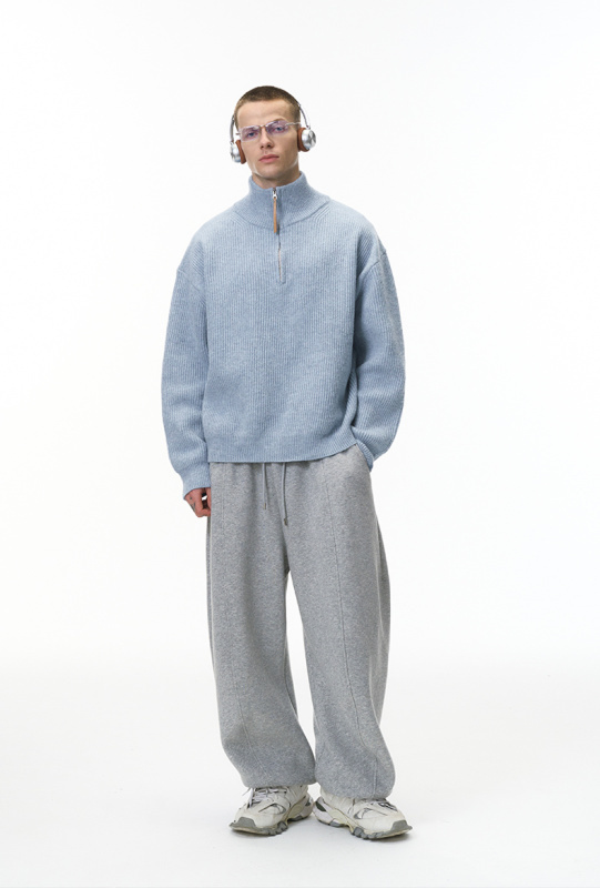 Comfort Core Wool Blend Half-Zip Sweater