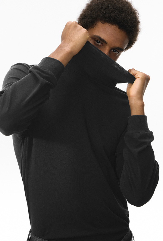 Comfort Core Wool Blend Turtleneck