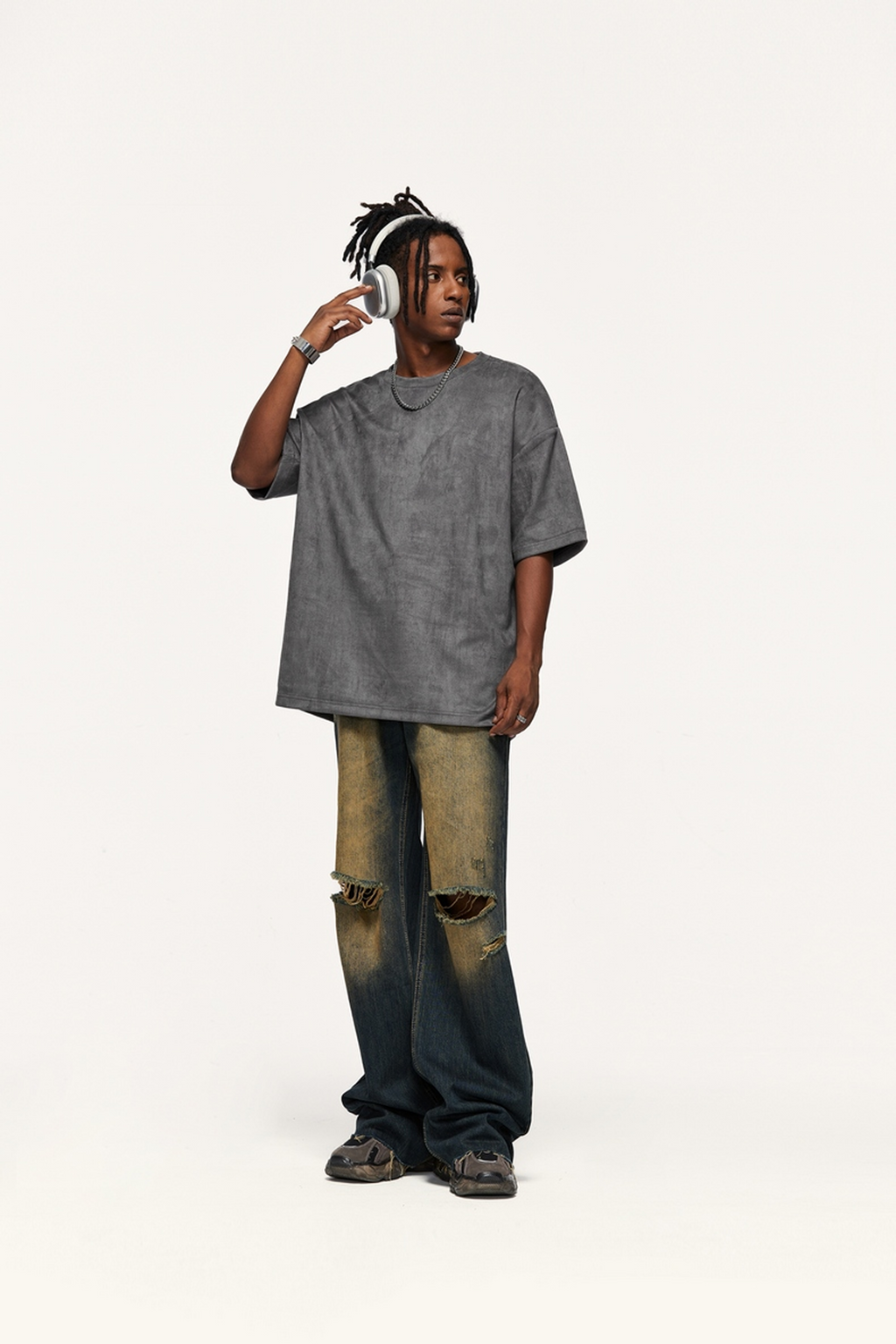 NEBULA Suede Fleece Tee