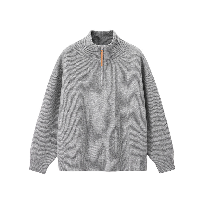 Comfort Core Wool Blend Half-Zip Sweater