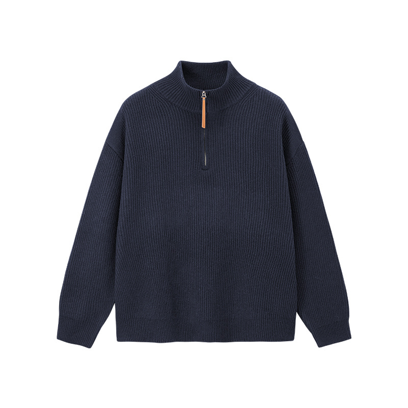 Comfort Core Wool Blend Half-Zip Sweater