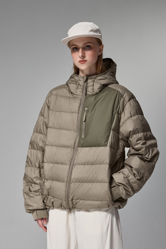 Puffer Ecosystem Packable Down Hooded Jacket