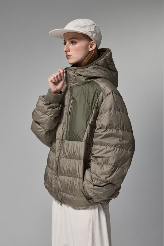 Puffer Ecosystem Packable Down Hooded Jacket