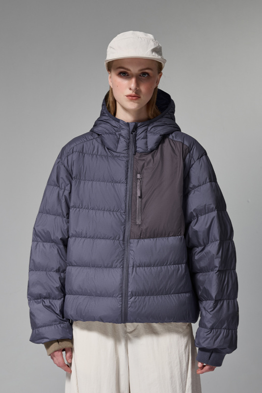Puffer Ecosystem Packable Down Hooded Jacket