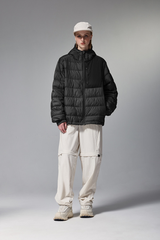 Puffer Ecosystem Packable Down Hooded Jacket