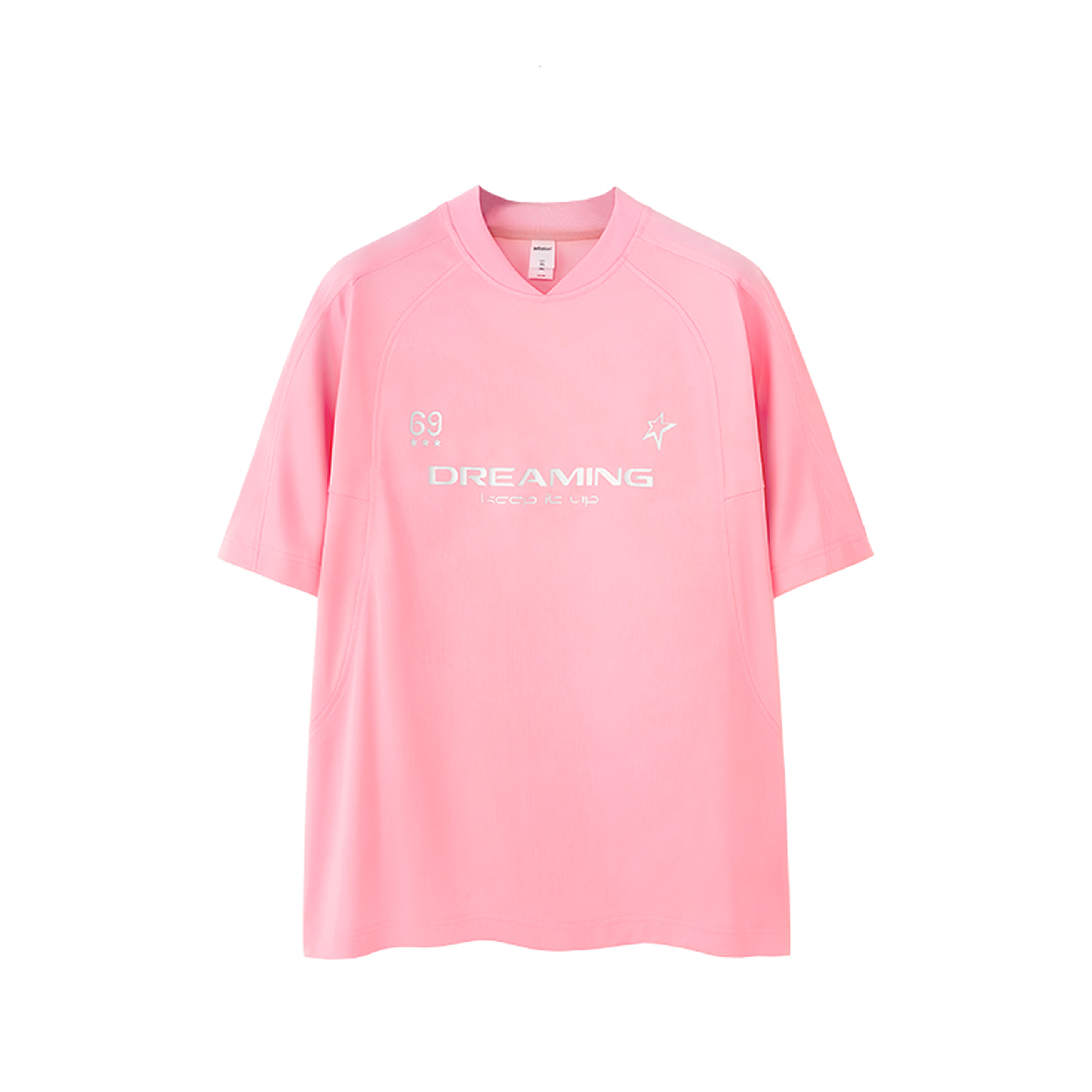 NOVA Silver Curve V-Neck Tee